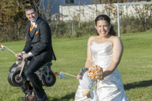 Megan Sechnick wedding playground pic